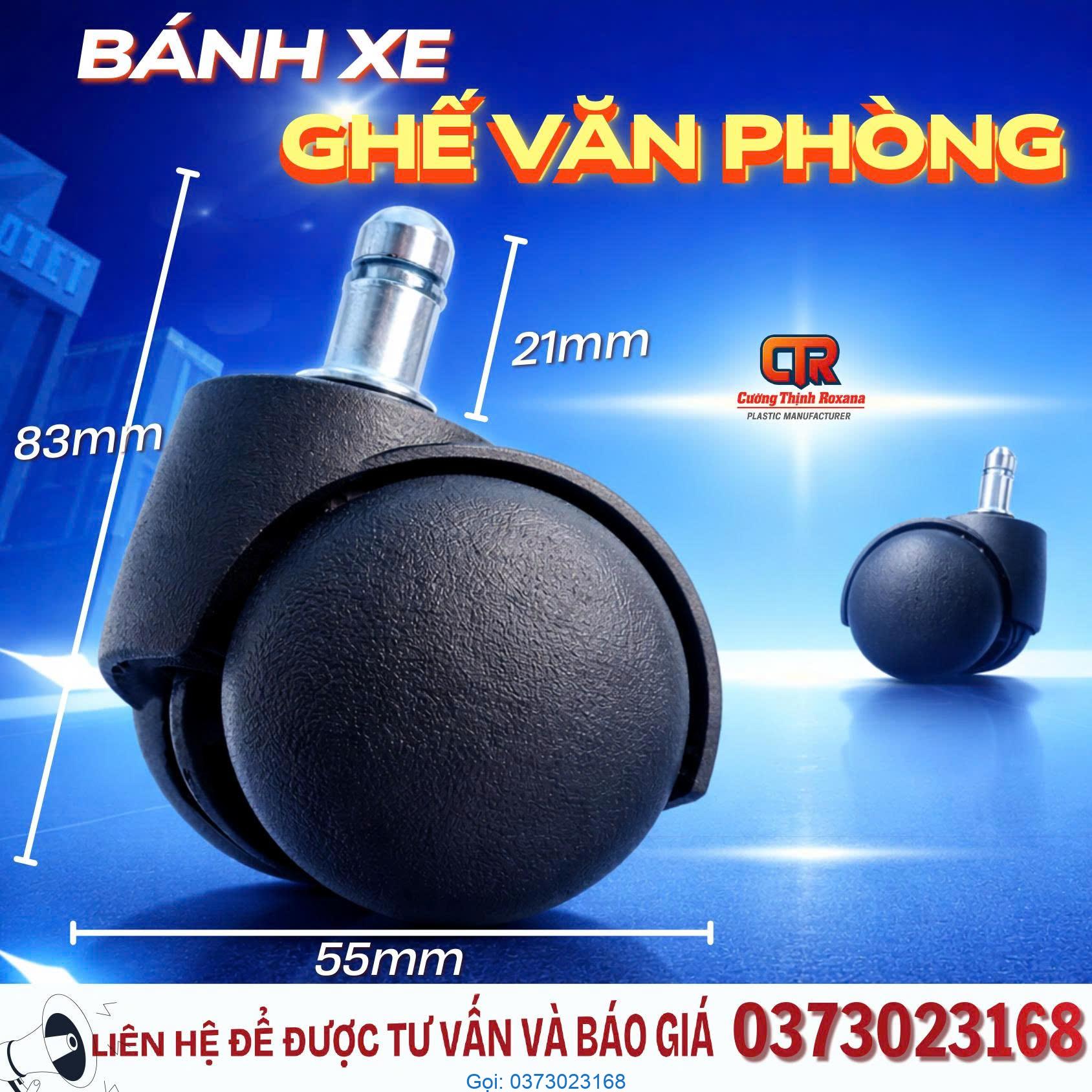 Bánh xe nhựa công nghiệp giải pháp di chuyển nhẹ nhàng và bền bỉ